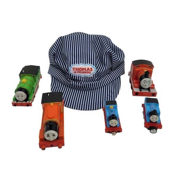 Thomas and Friends Hat and 5 Trains Listed Below For Your Favorite Train Lover - Picture 1 of 11